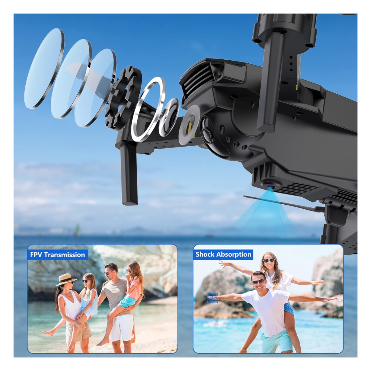 DRON 998 PRO MAX CON CÁMARA