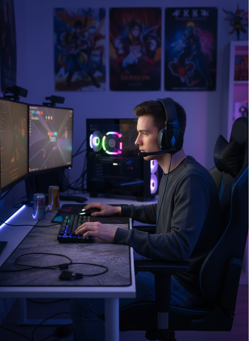 AUDIFONOS DIADEMA CASCOS GAMER KOTION G