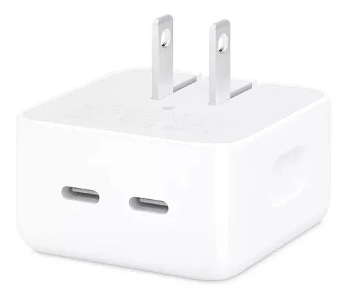 CARGADOR IPHONE DOBLE CABLE LIGHTNING 50W