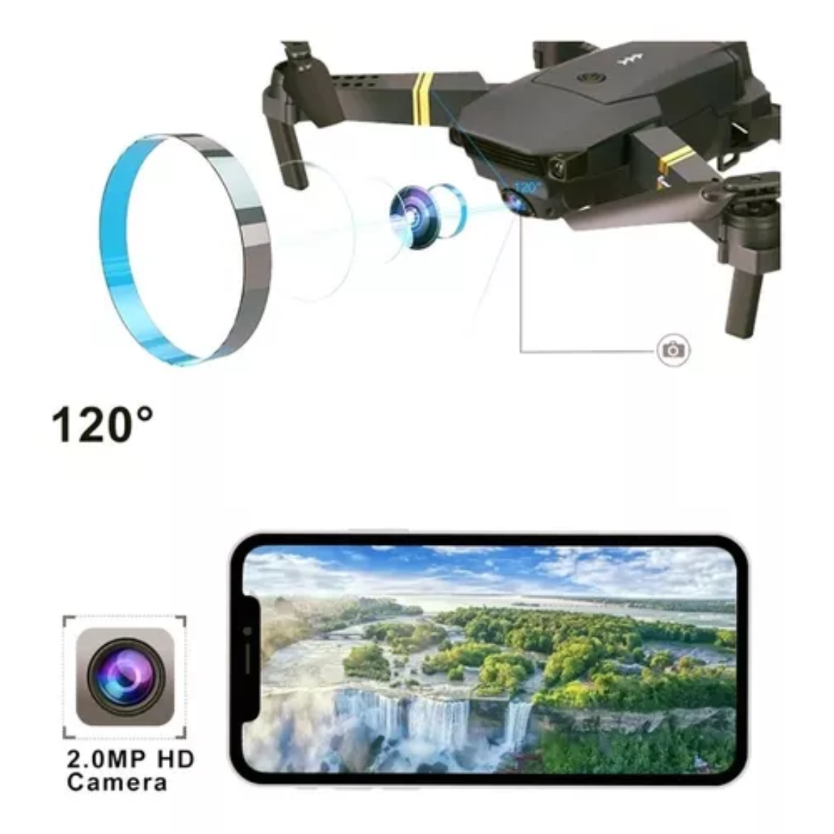 DRON 998 PRO MAX CON CÁMARA