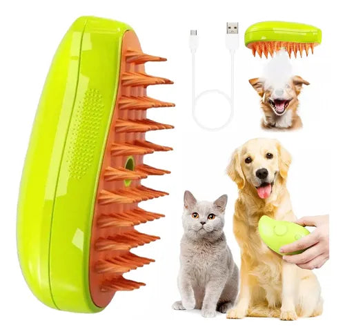 CEPILLO DE VAPOR 3 EN 1 GATO MASCOTA